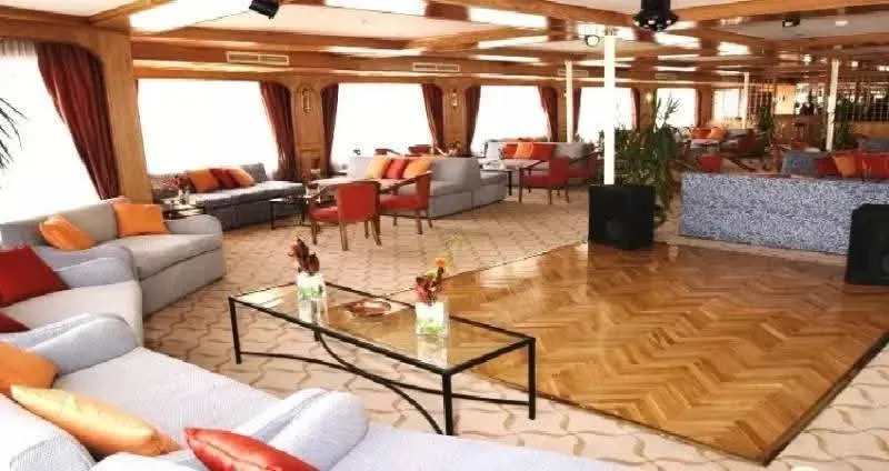 Lobby of the Hapi V Nile Cruise Nile cruise